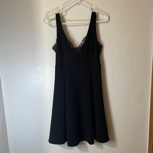 Wild Daisy size M Lace trim black dress